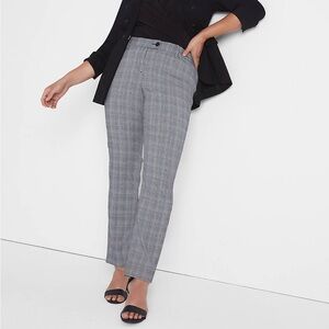 Lane Bryant Gray 4-Season Slim Ankle Straight Leg Pants size 24